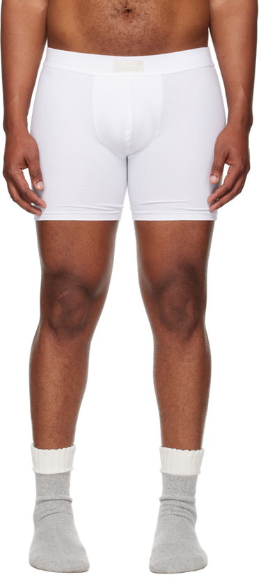 Boxerky SKIMS Three-Pack Cotton Boxer Briefs Čierna | BO-BBR-5635M, 3