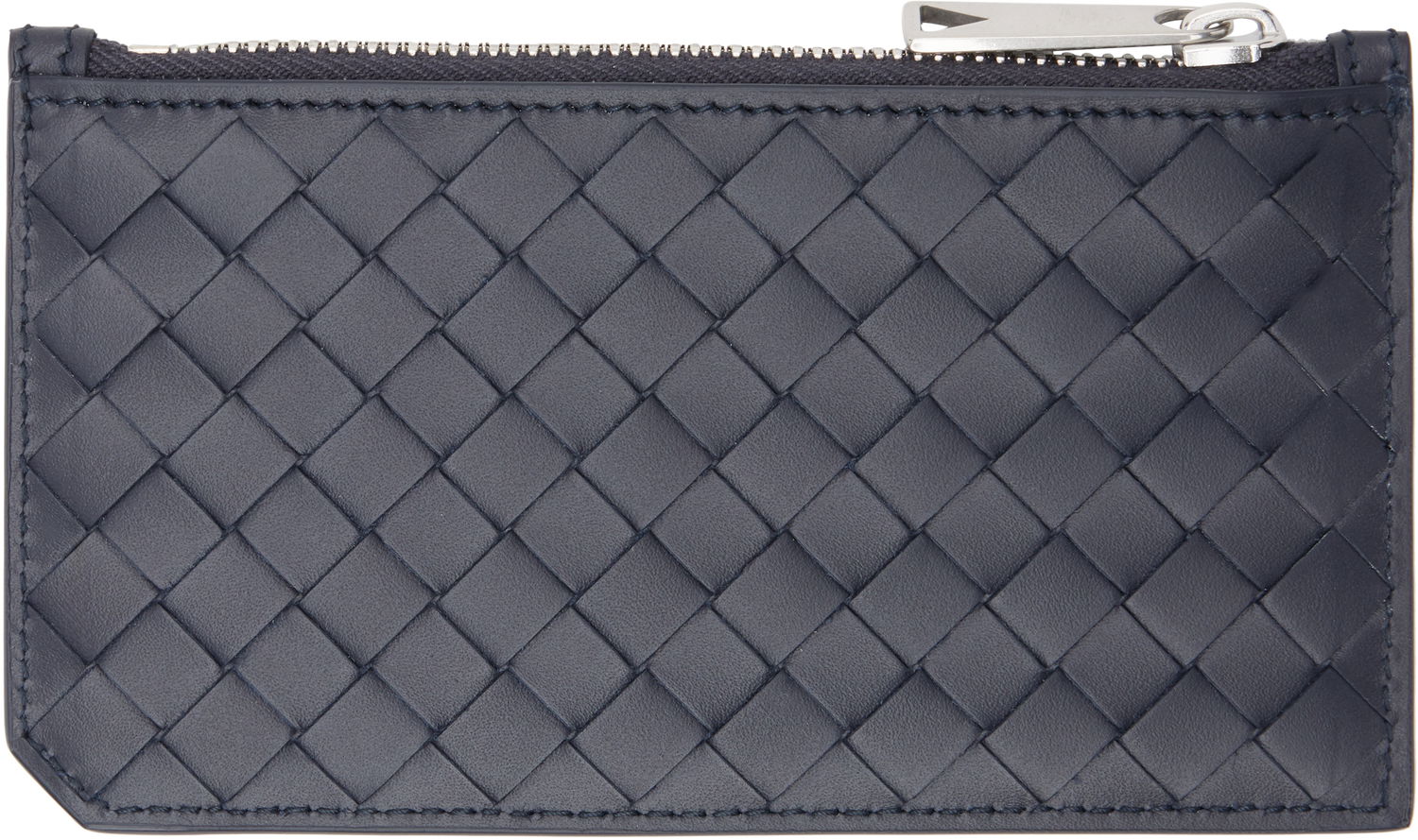 Peňaženka Bottega Veneta Intrecciato Zipped Card Holder Modrá | 805827V4LQ14028, 0