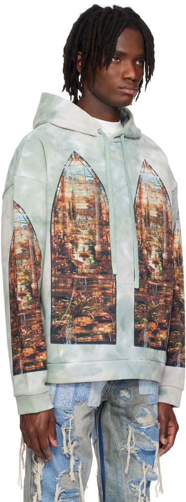 Mikina Who Decides War Who Decides War Eden Graphic Print Hoodie Zelené | 1110160008SS25, 1