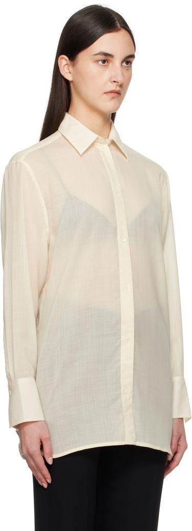 Košeľa TOTEME TOTEME Relaxed Voile Shirt Béžová | 251-WRT1415-FB0332, 1