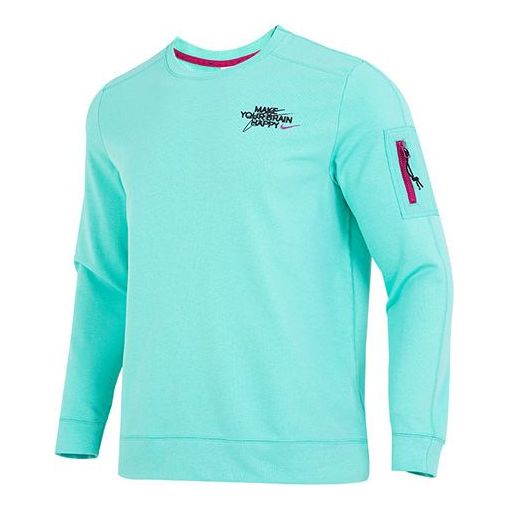 Sveter Nike Fleece Crew Sweatshirt Tyrkysová | DQ7867-369