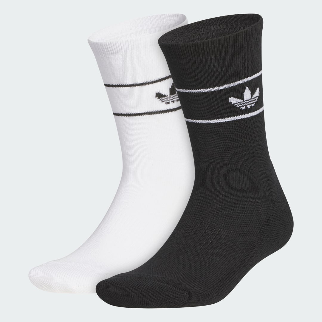 Ponožky adidas Performance Adidas Logo Band Socks 2-Pack Čierna | JY2711, 0