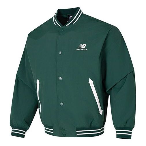 Bomber bunda New Balance NBX Urban Remix Varsity Jacket Zelené | AMJ33362-NWG, 0