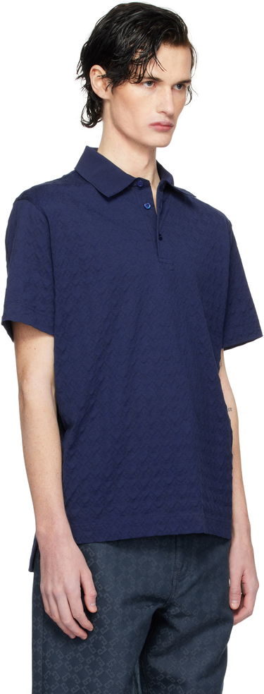 Polo tričko Givenchy Classic Fit Embroidered Polo Navy | BM71KR3YPA470, 1