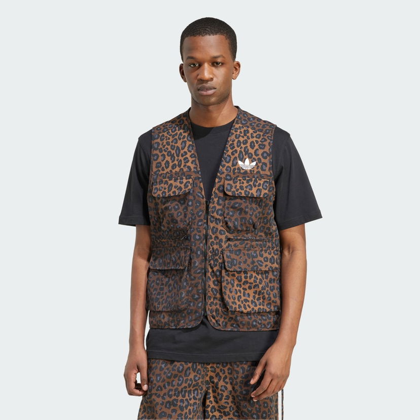 Vesta adidas Performance Leo Vest Hnedá | JV7557