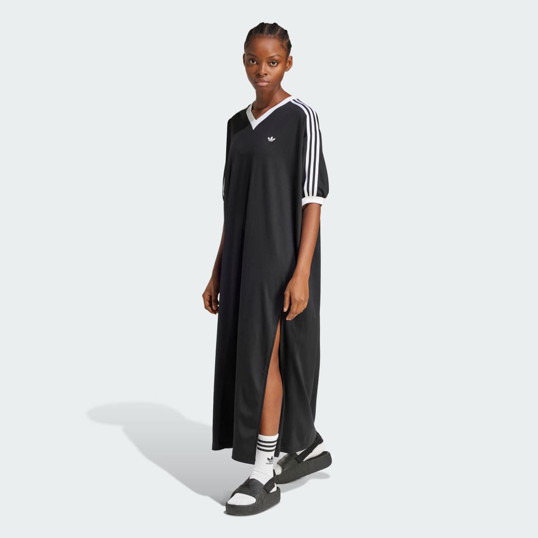Šaty adidas Performance Adilenium Season 3 Oversized V-Neck Dress Čierna | JX9219, 0