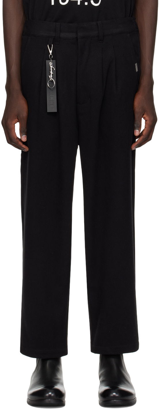 Nohavice izzue Keychain Trousers Čierna | IZXPTL6108F3LBKX, 0