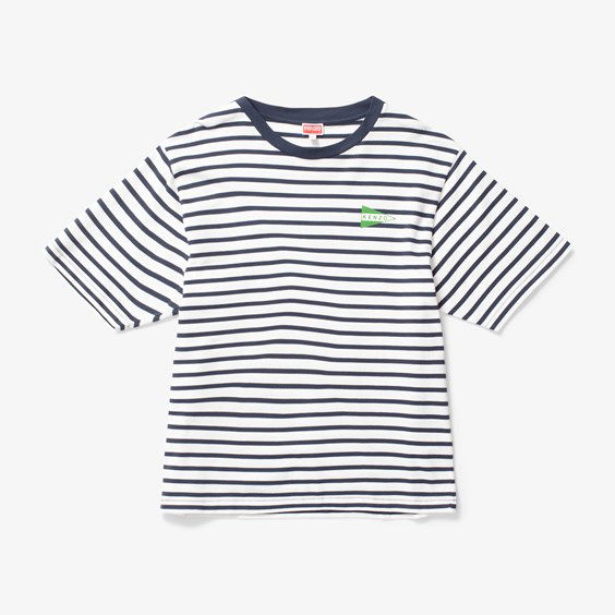 PARIS Nautical Striped Oversize Tee