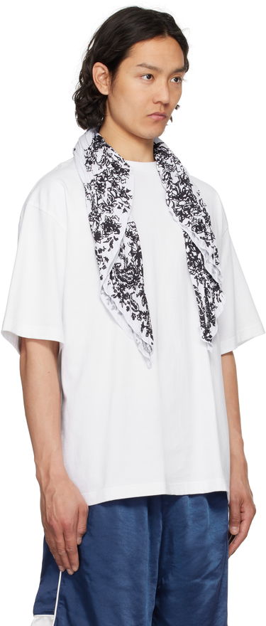 Tričko We11done We11done Wrinkled Muffler T-Shirt Biela | WD-TT1-25-732-U-WH, 1