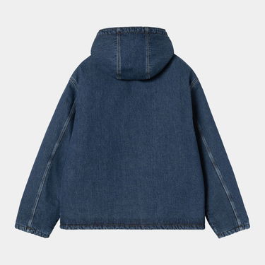 Bunda Carhartt WIP Cleveland Stone Washed Hooded Jacket Modrá | I036258_7, 6