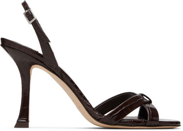 Tenisky a topánky Jimmy Choo Elsy 90 Heeled Sandals Hnedá | ELSY 90, 0