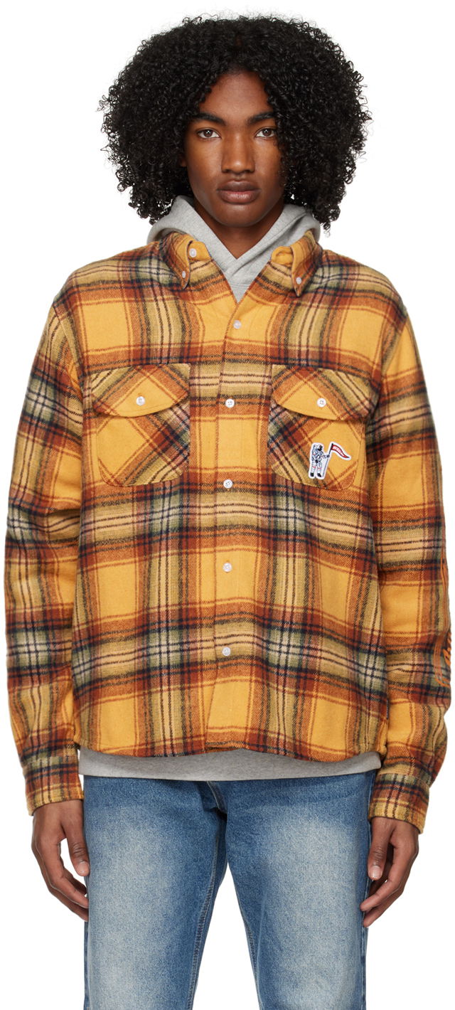 Košeľa BILLIONAIRE BOYS CLUB Check Oranžová | B22417, 0