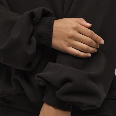 Mikina Puma PUMA x ROSÉ Oversized Sweatshirt Čierna | 633803_01, 4