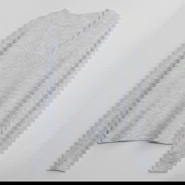 Sveter GAP Sweater V Neck Sweater Light Heather Grey S Šedá | 750656-05, 2