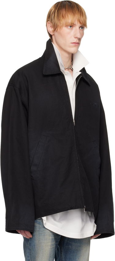Vetrovka Balenciaga Zip-Up Jacket Čierna | 817649TRP15, 1