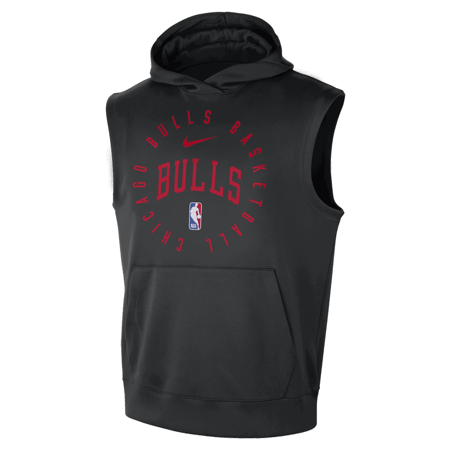 Mikina Nike NBA Chicago Bulls Spotlight Sleeveless Hoodie Čierna | HJ9161-010, 0