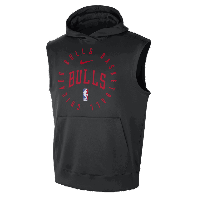 Mikina Nike NBA Chicago Bulls Spotlight Sleeveless Hoodie Čierna | HJ9161-010