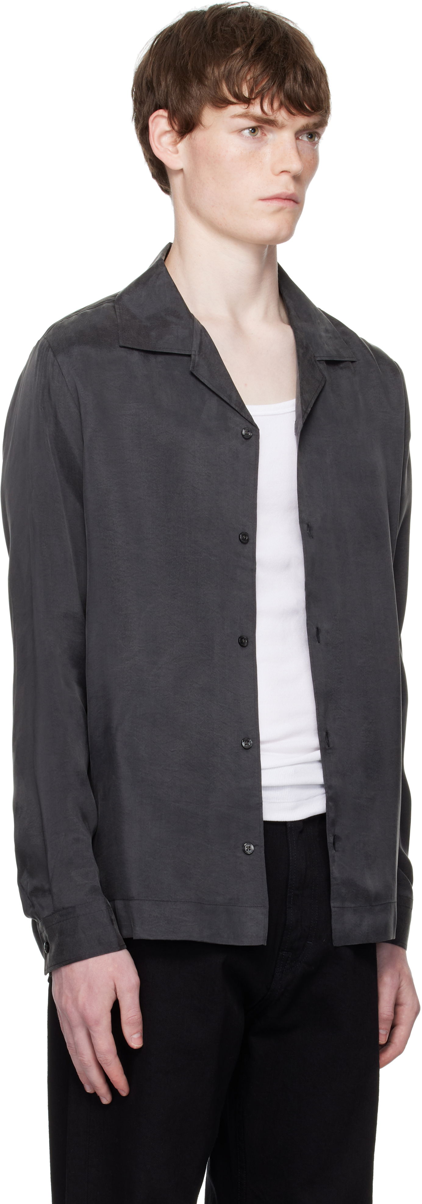 Košeľa BOSS Hugo Loose-Fit Shirt Čierna | 50545400, 1