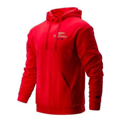 Mikina New Balance Inspire The Dream Hoodie Červená | MT01601-REP, 0