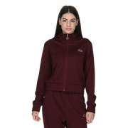 Patterned Hooded Track Jacket