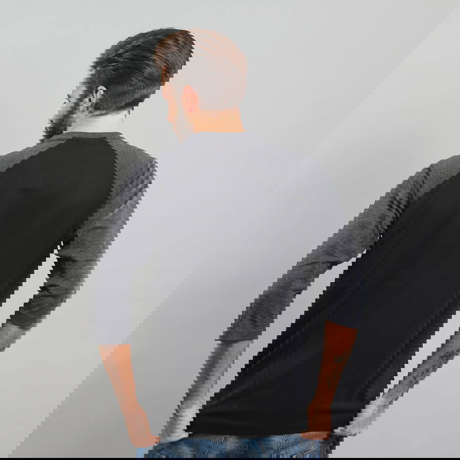 Tričko Urban Classics Contrast 3/4 Sleeve Raglan Tee Čierna | TB366 černá, 1