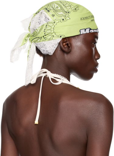 Šál Martine Rose Martine Rose Lace Bandana Headband Zelené | 1225WS29404S, 3