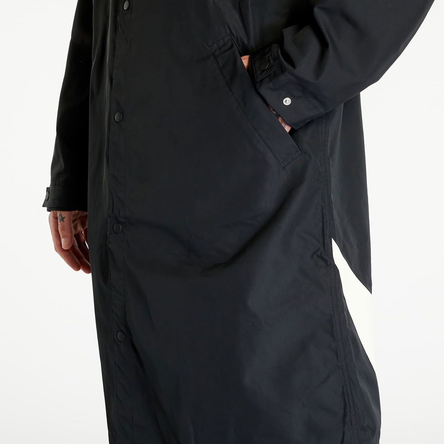 Bunda Nike Swoosh Men's Woven Parka Čierna | FD2869-010, 1