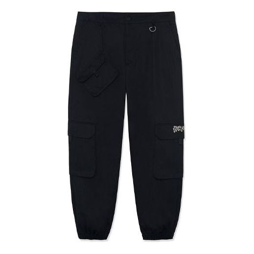 Cargo nohavice Li-Ning BadFive Changan Boy Loose Fit Cargo Pants Čierna | AKXR619-1