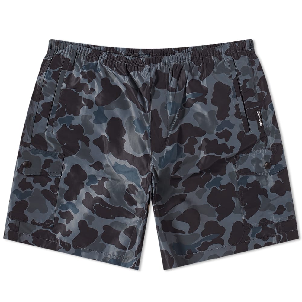 Plavky Palm Angels Camo Swim Short Čierna | PMFA005F21FAB0011001, 0