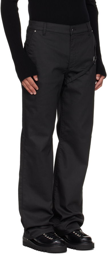 Nohavice HELIOT EMIL Heliot Emil Transmittance Tactical Trousers Čierna | AW25_M_10_209_BLK01, 1