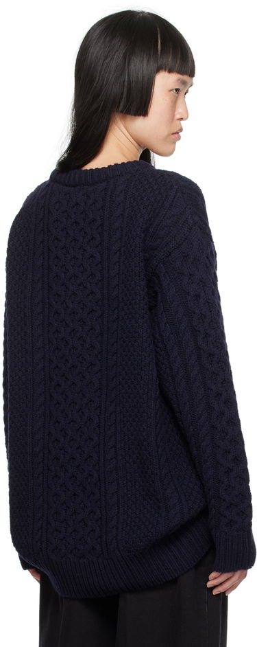 Sveter TOTEME TOTEME Chunky Knit Sweater Modrá | 234-WRTWTP156-YA0012, 2