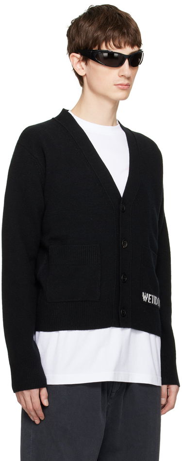 Sveter We11done We11done Patch Pocket Cardigan Čierna | WD-KC3-23-621-U-BK, 4