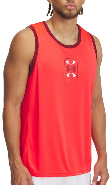 Tielko Under Armour UA Zone Performance Tank Top Červená | 1383399-713, 0