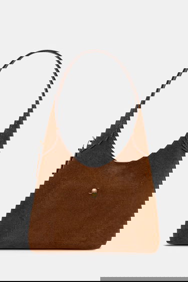 Kabelka Coach Coach Brooklyn Suede Shoulder Bag Hnedá | CW637, 2