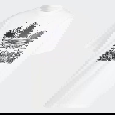 Tričko adidas Originals Graphics Hack the Elite Biela | IC5738, 4