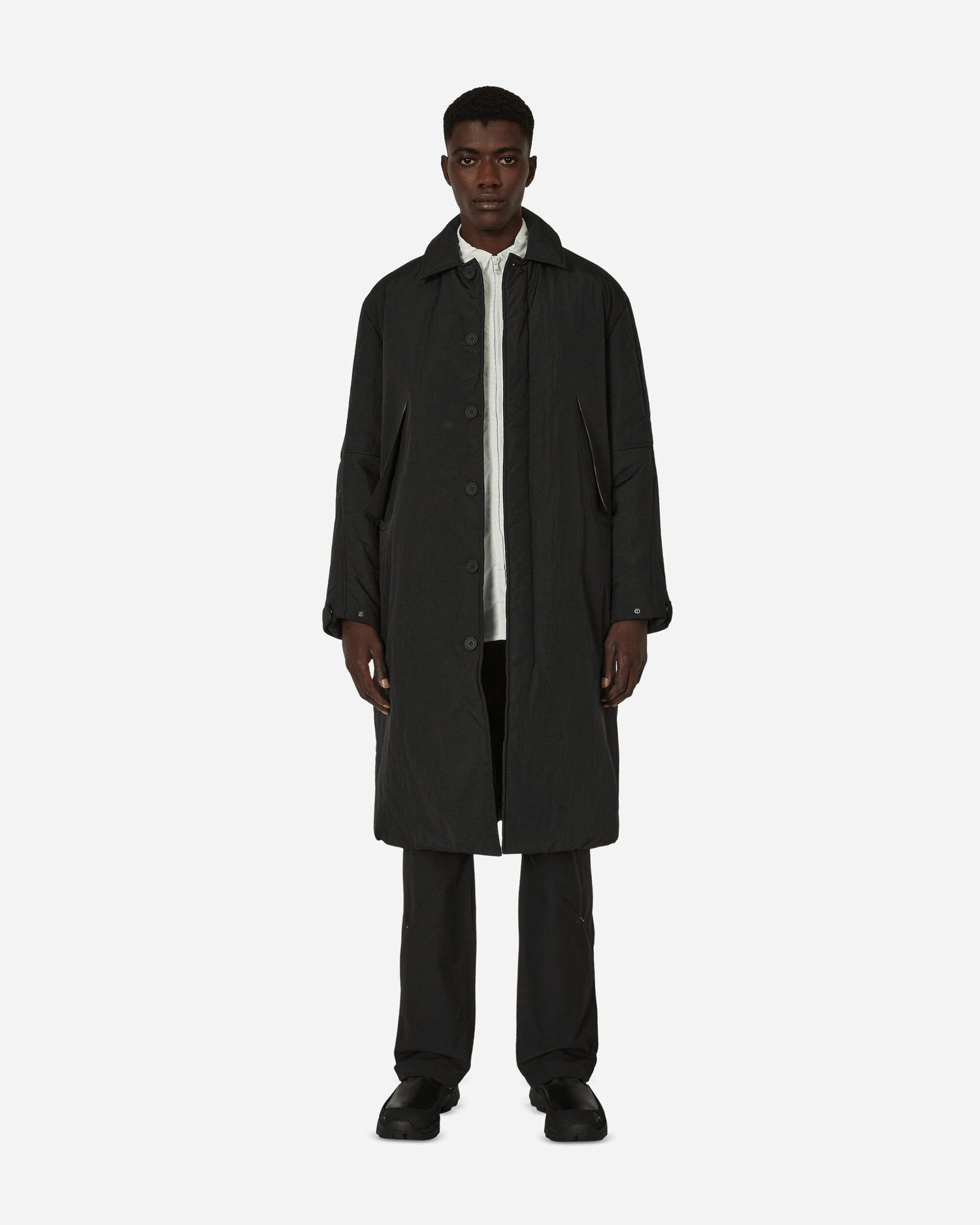 Kabáty ROA Car Coat Black Čierna | RBMW003WO03 BLK0001, 1