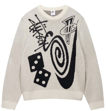 Sveter Nike Stussy x Knit Sweater Tyrkysová | DR2893238 NATU, 0