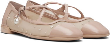 Tenisky a topánky Jimmy Choo Jimmy Choo Eleri Ballerina Flats Béžová | ELERI BALLERINA, 3