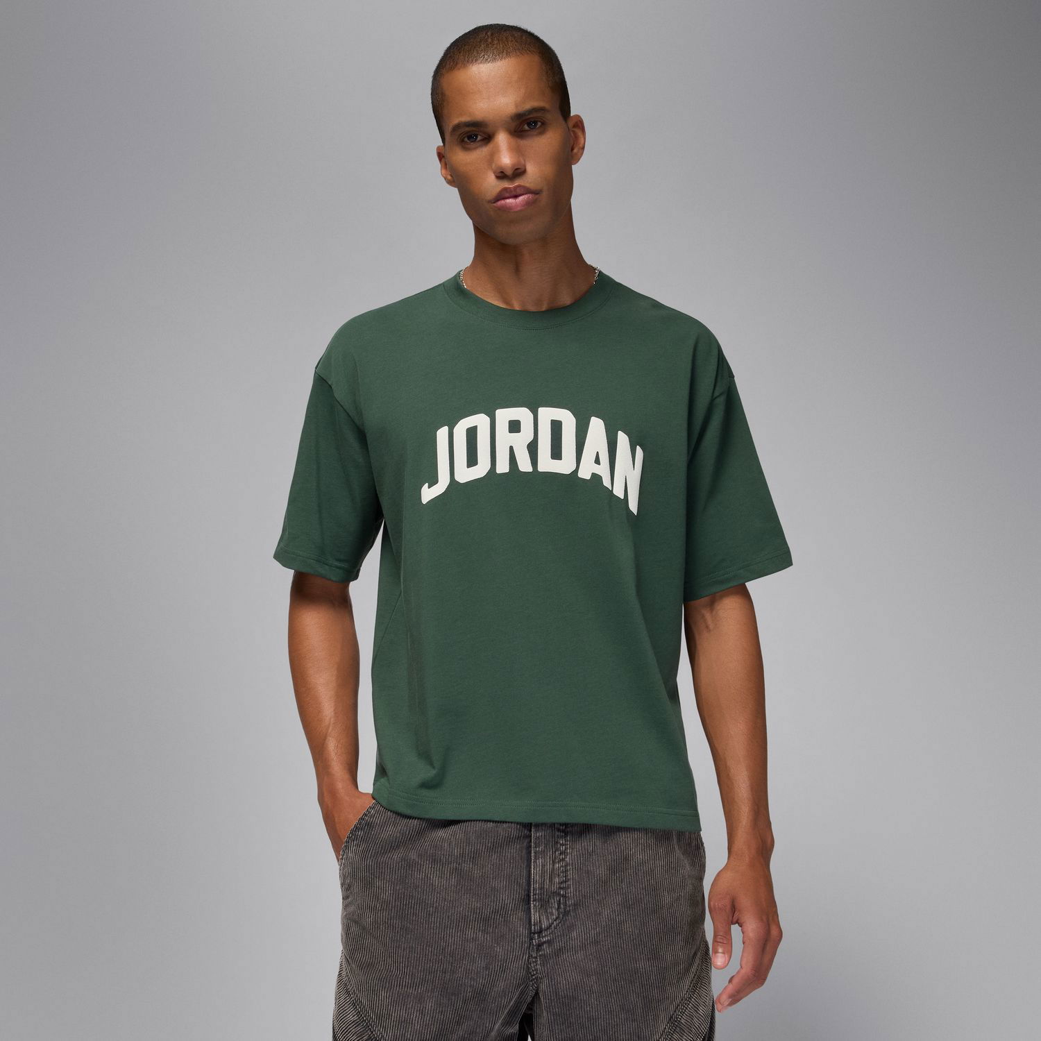 Tričko Jordan Flight Essentials Boxy Tee Zelené | HQ8935-316, 1
