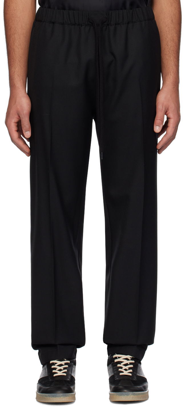 Nohavice Maison Margiela MM6 Tapered Trousers Čierna | SH0KA0007 S78357, 0