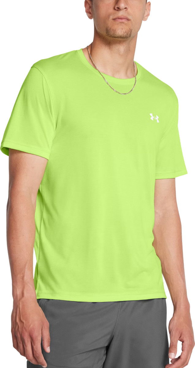 Tričko Under Armour UA LAUNCH SHORTSLEEVE Zelené | 1382582-304