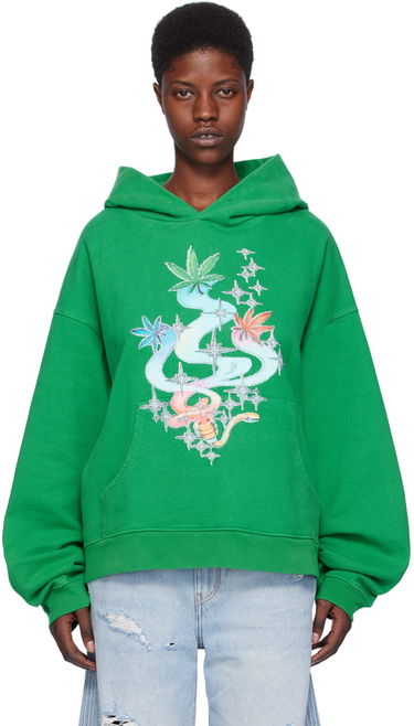 Mikina ERL ERL Graphic Hoodie Zelené | ERL07T025, 0