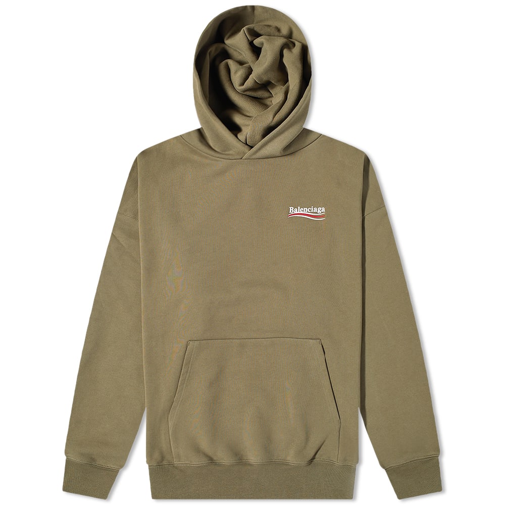 Mikina Balenciaga Oversized Political Campiagn Hoody Zelené | 620973-TKVI9-2463, 0