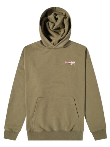 Mikina Balenciaga Oversized Political Campiagn Hoody Zelené | 620973-TKVI9-2463