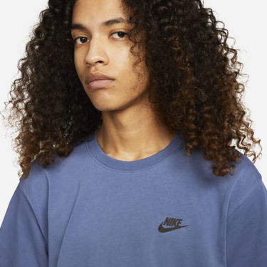 Tričko Nike Sportswear Lightweight Knit Short-Sleeve Top Modrá | DM6585-410, 3