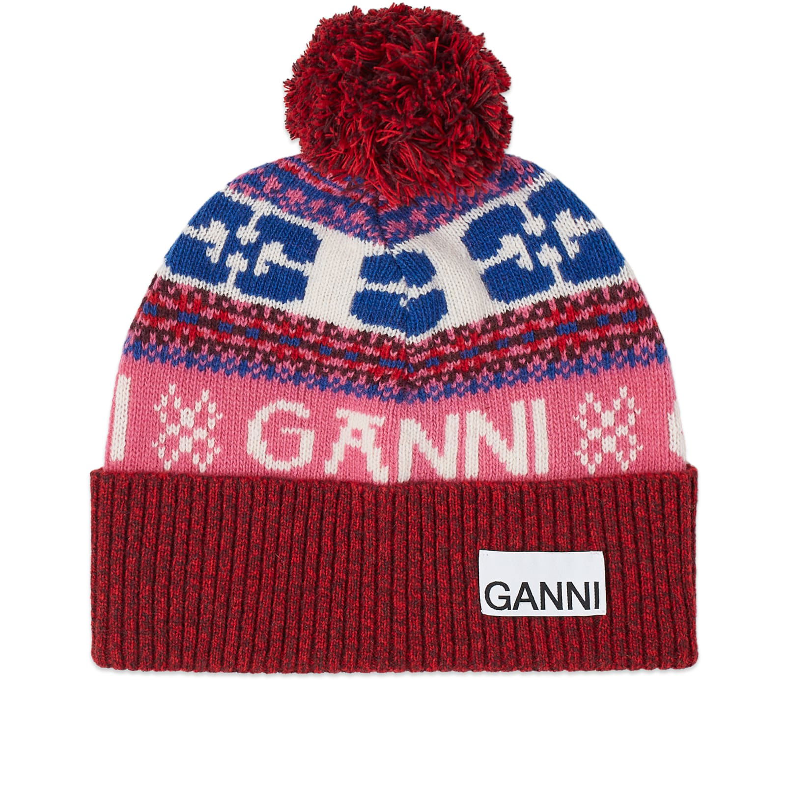 Graphic Wool Beanie