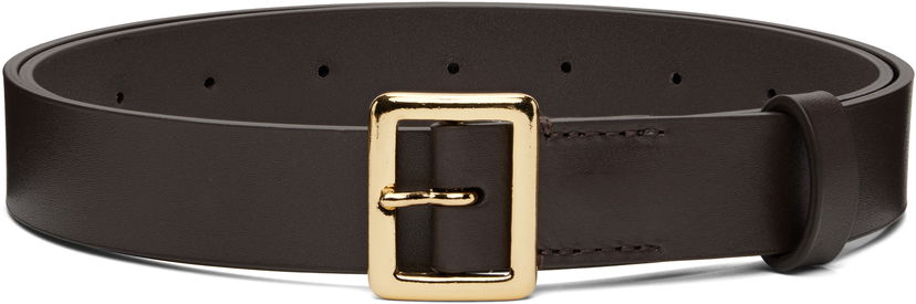 Opasok AURALEE AURALEE Square Buckle Belt Hnedá | A00B06RP