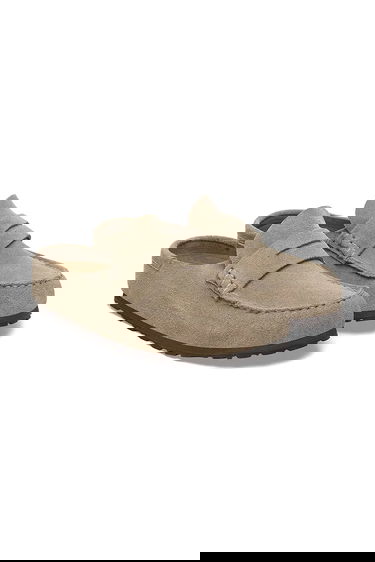 Tenisky a topánky Birkenstock Birkenstock Naples Wrapped LEVE Suede Mules Béžová | 1029710, 3