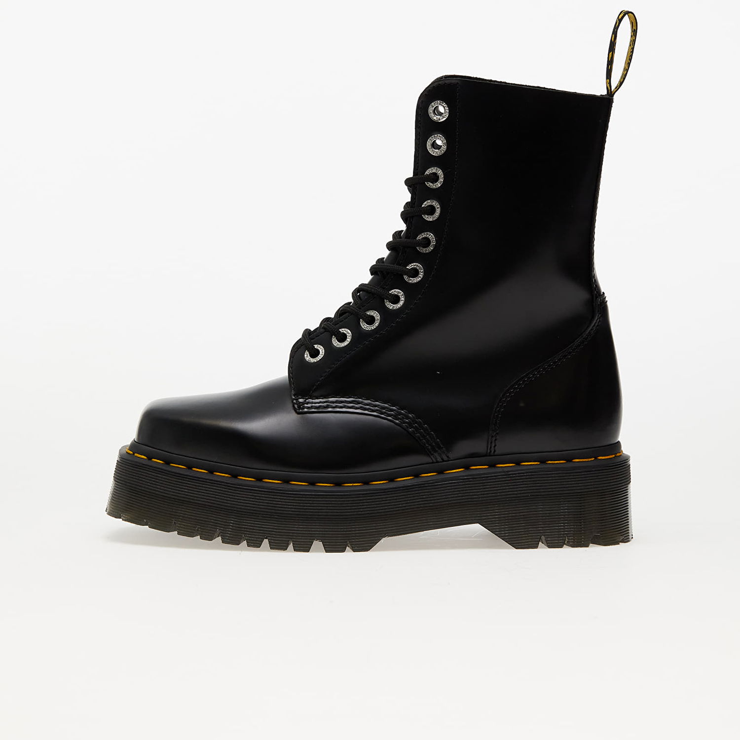 Tenisky a topánky Dr. Martens 1490 Quad Squared "Black Polished Smooth" Čierna | DM31147001, 0