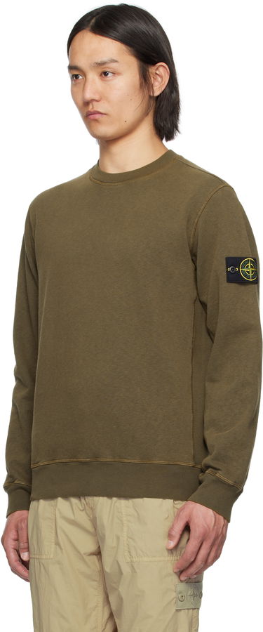 Sveter Stone Island Stone Island Fleece Sweatshirt Zelené | K1S15 6100020 S0060, 3